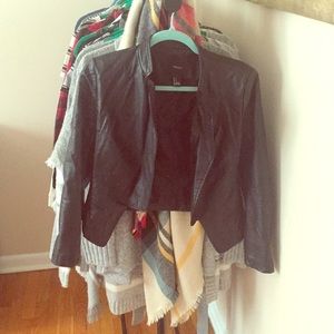 Faux Leather Jacket